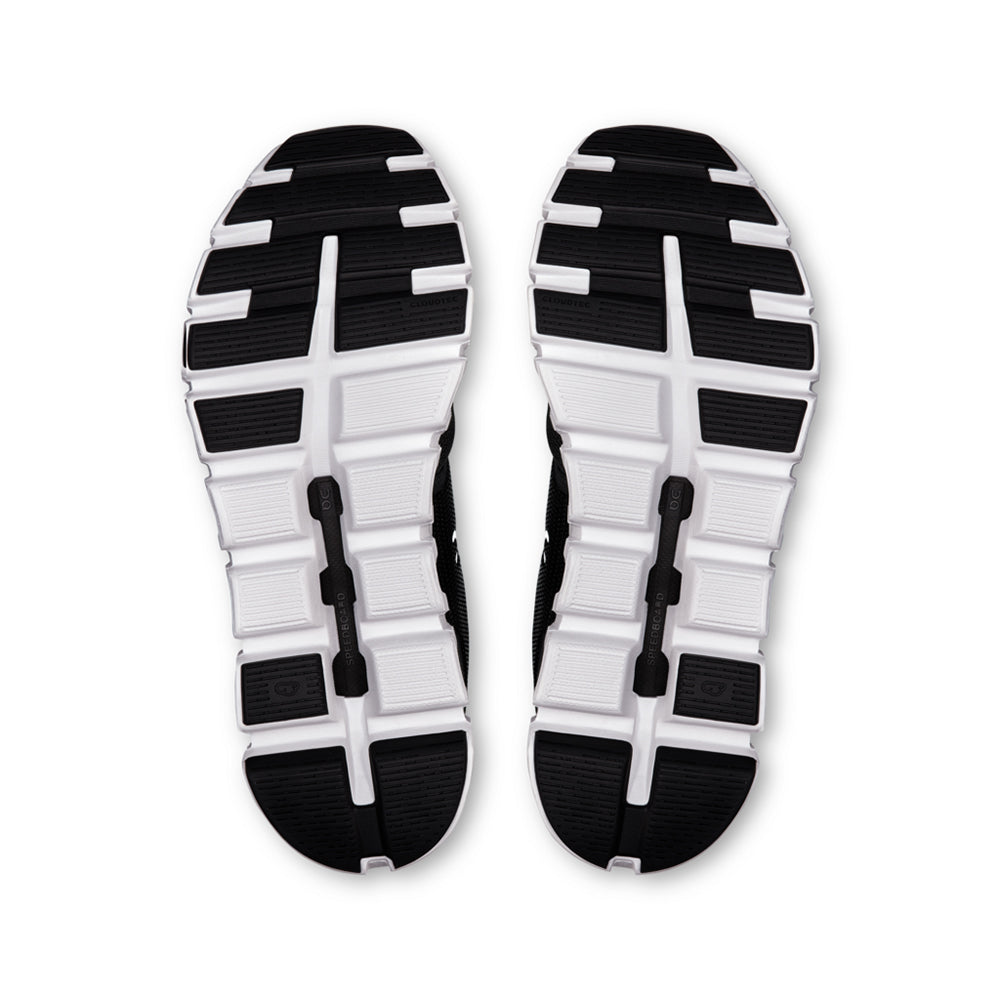 On Womens Cloud 6 Wide Womens Sneakers in Black Color