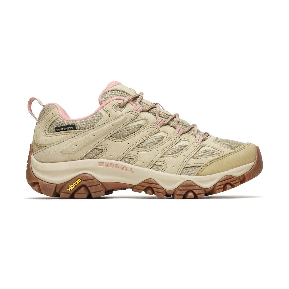Merrell Womens Moab 3 Wp Boots in Grey Color