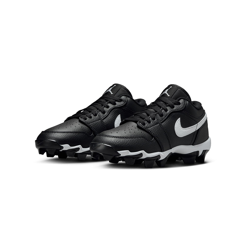 Jordan Kids Jordan 1 Low Fb Cleat Football Cleats in Black Color