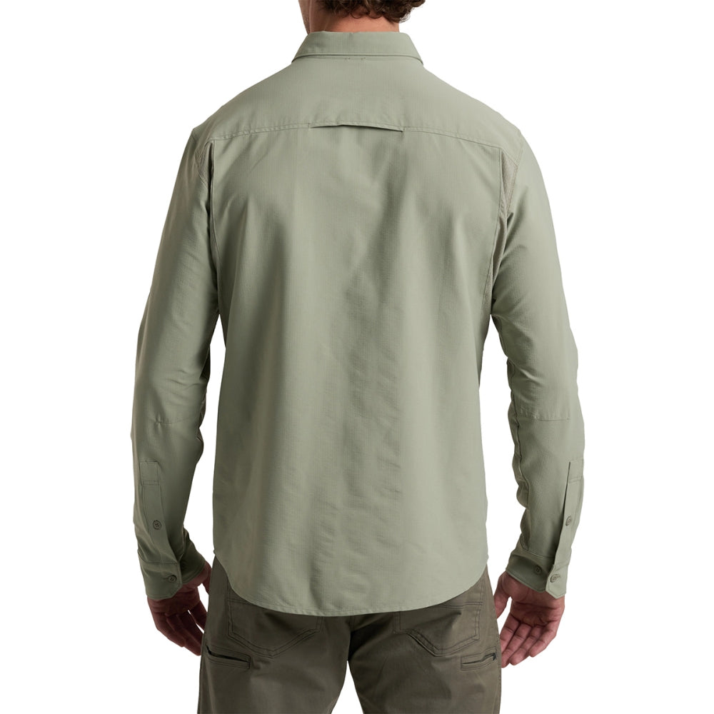 Kuhl Mens Fuse Ls Tops in Grey Color