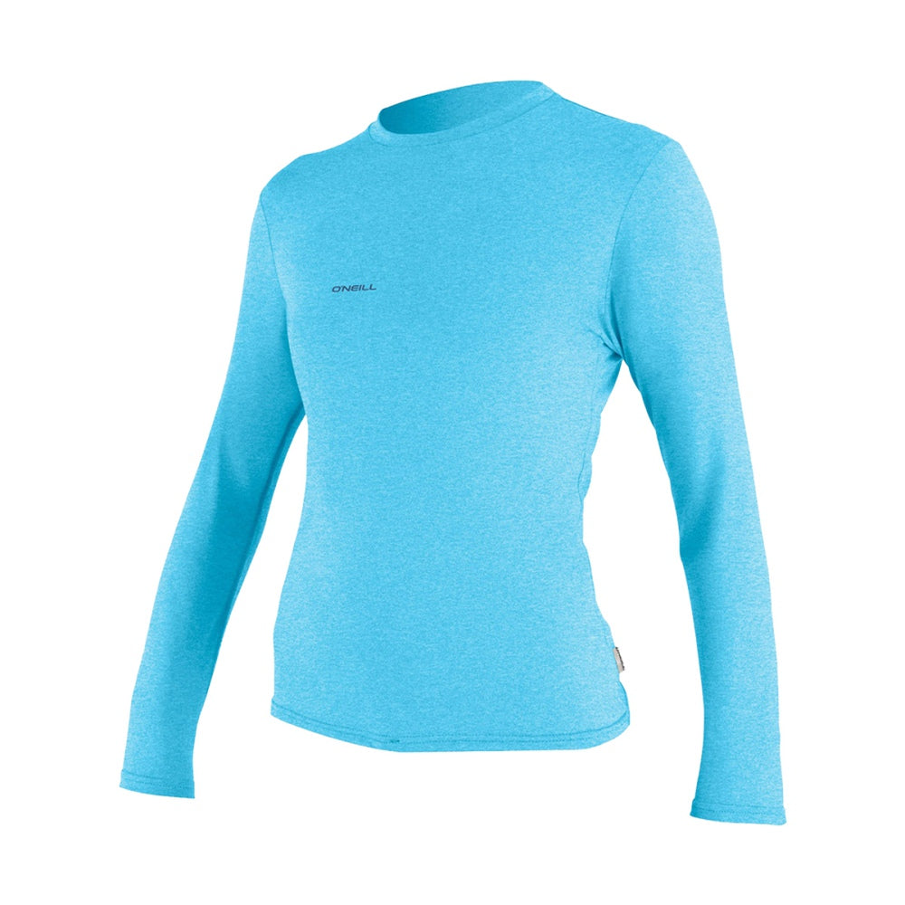 O'Neill Womens Hybrid L/S Sun Shirt Swimsuits in Blue Color