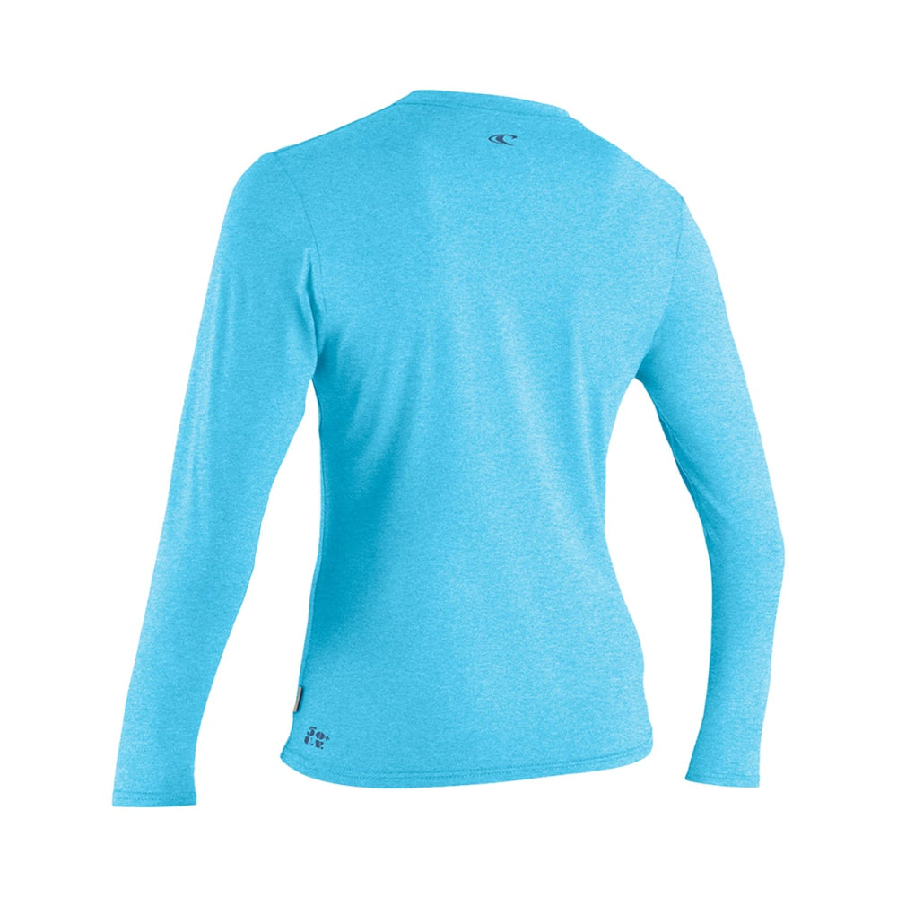 O'Neill Womens Hybrid L/S Sun Shirt Swimsuits in Blue Color