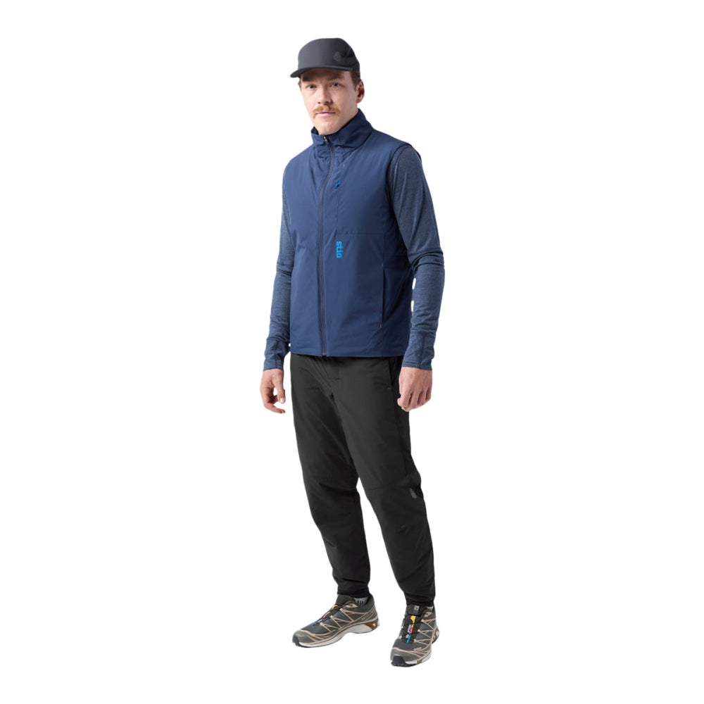 Stio Mens Nens Fernos Insulated Skiing & Snowboarding Pants in Blue Color