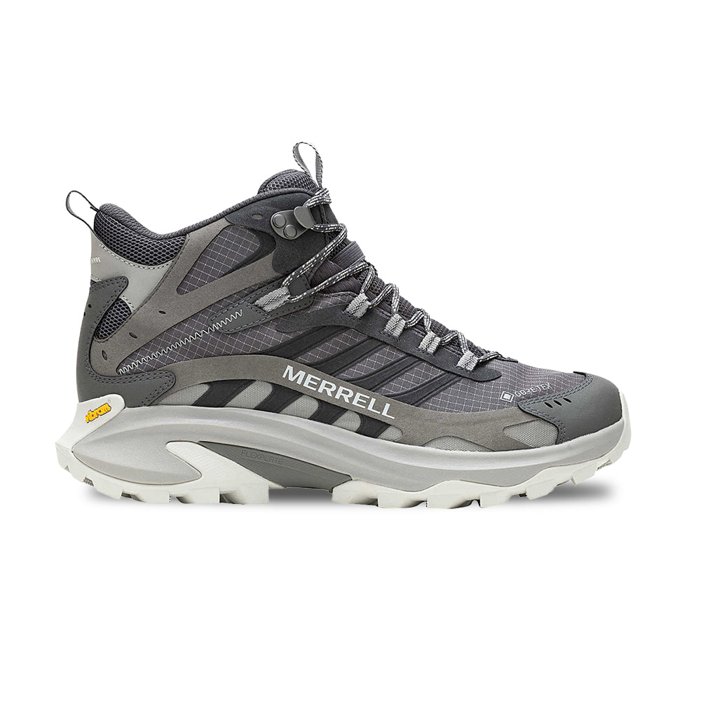 Merrell Mens Moab Speed 2 Mid GORE-Tex Boots in Grey Color