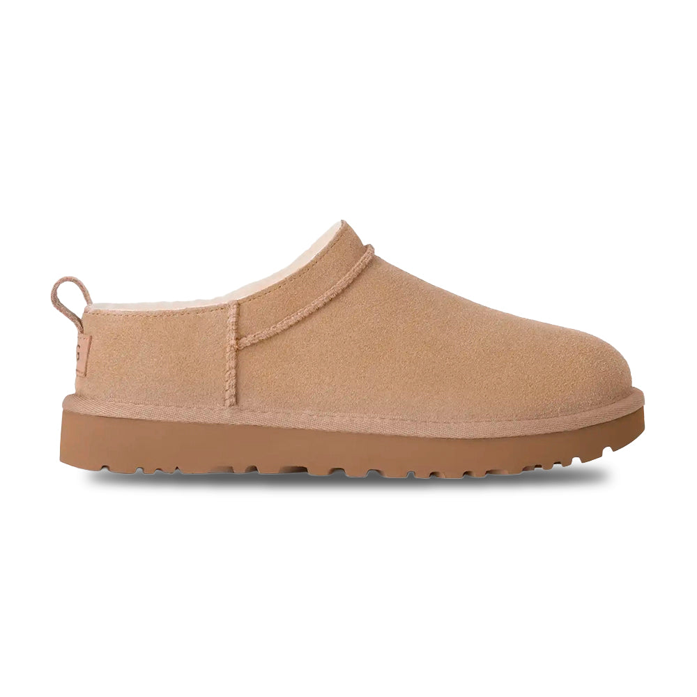 Ugg Womens Classic Micro Slip-Ons in Brown Color