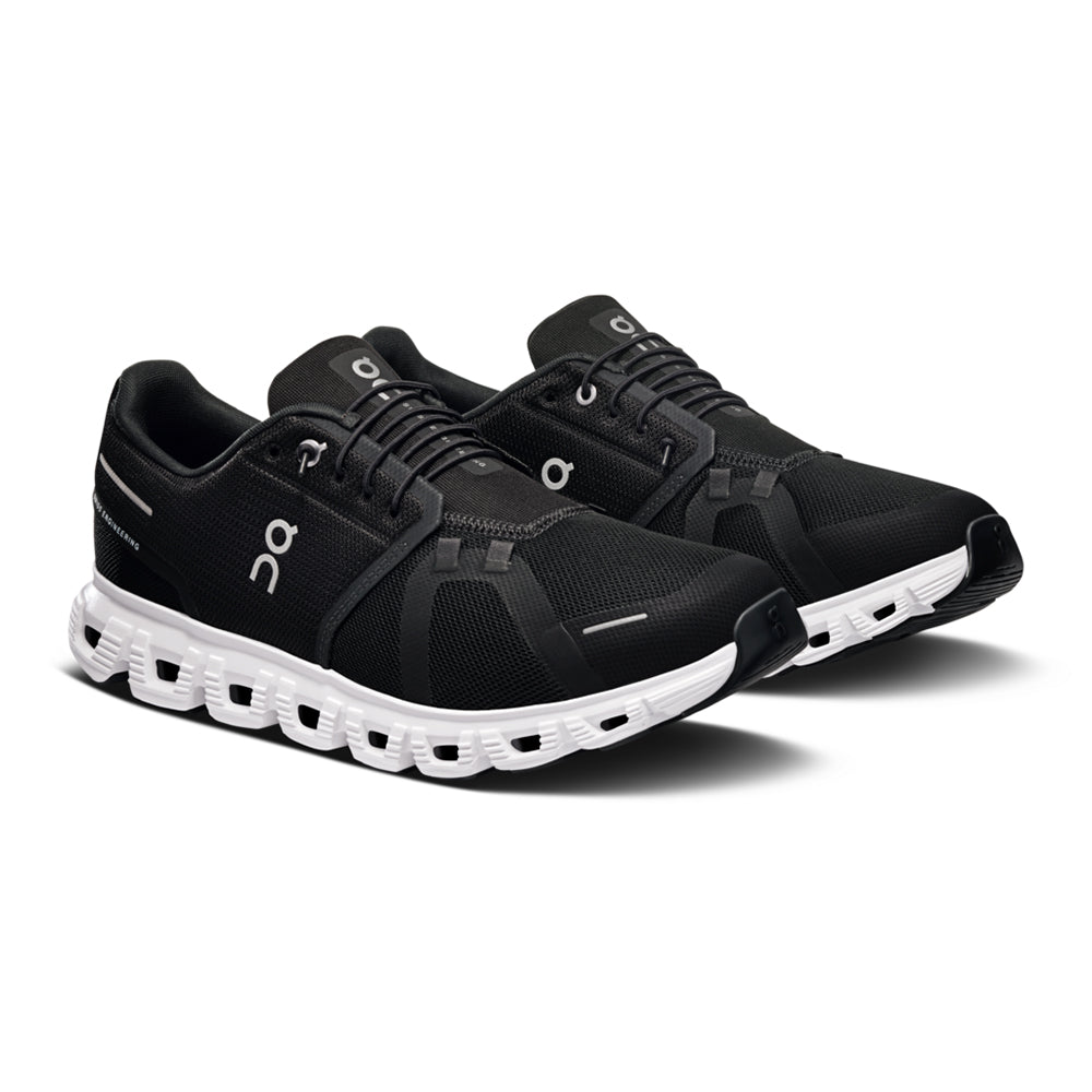 On Mens Cloud 6 Wide Men Sneakers in Black Color