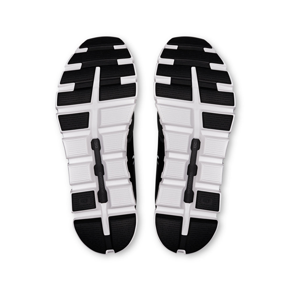 On Mens Cloud 6 Wide Men Sneakers in Black Color