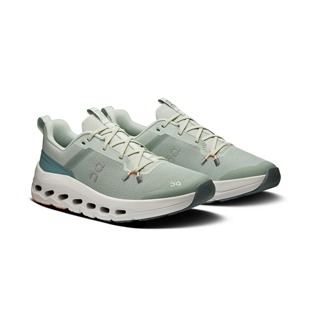 On Kids Cloudleap Sneakers in Green Color