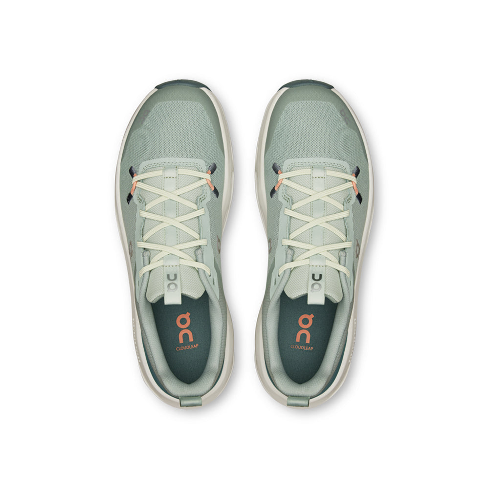 On Kids Cloudleap Sneakers in Green Color