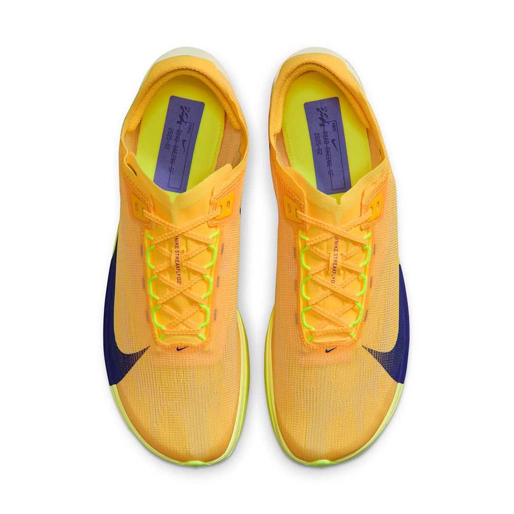 Nike Mens Zoomx Streakfly 2 Running Shoes in Yellow Color