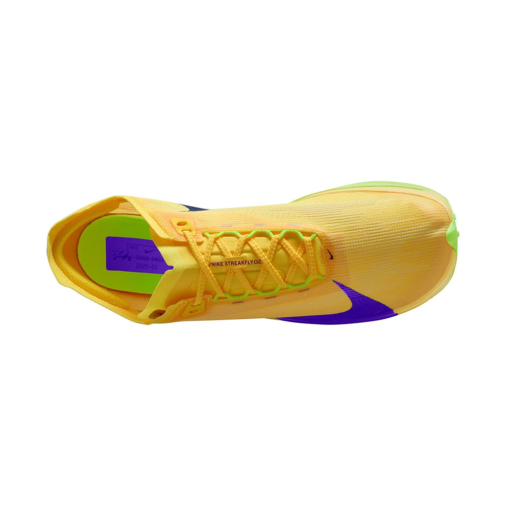 Nike Mens Zoomx Streakfly 2 Running Shoes in Yellow Color