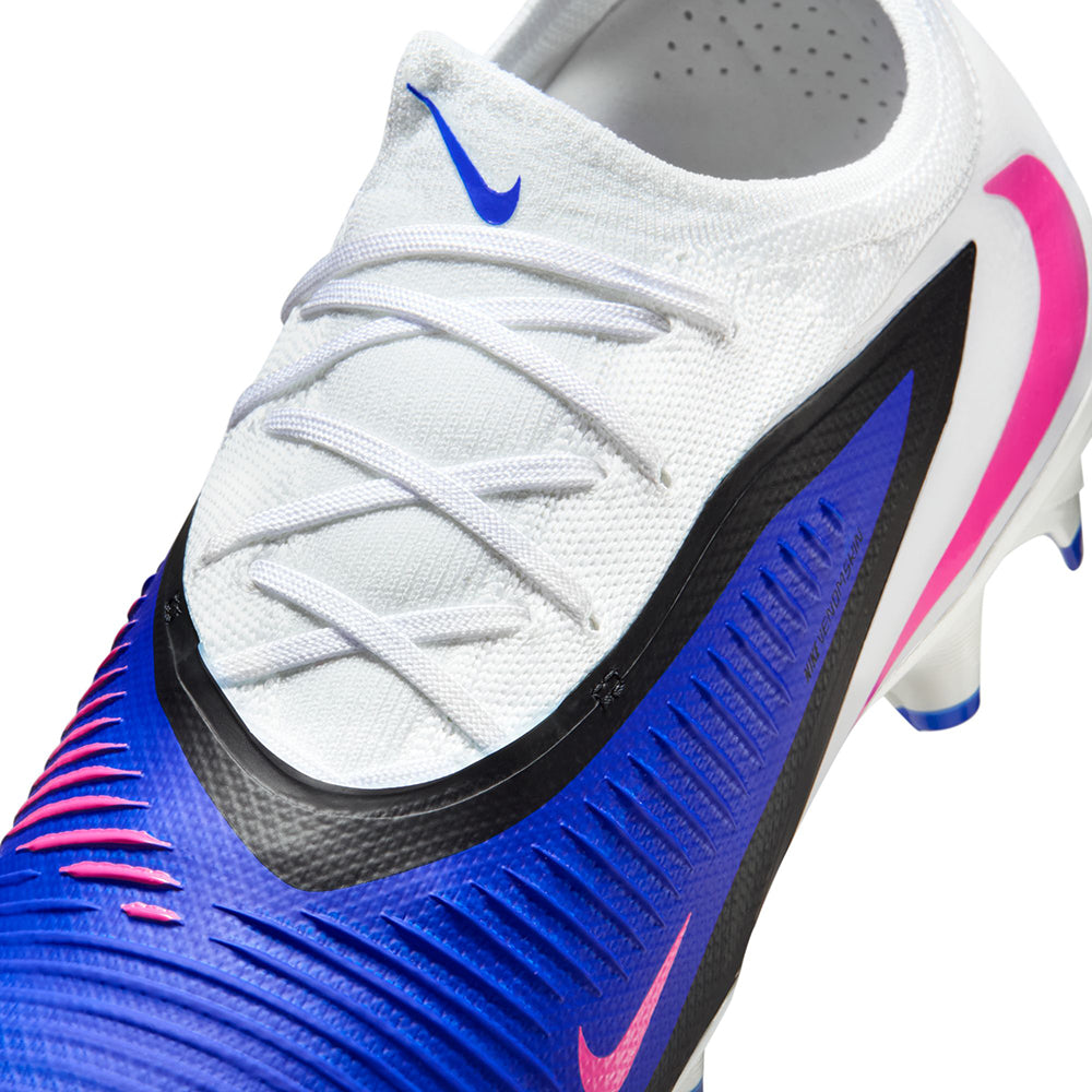 Nike Unisex Phantom 6 Low Pro FG Soccer Cleats in Blue Color
