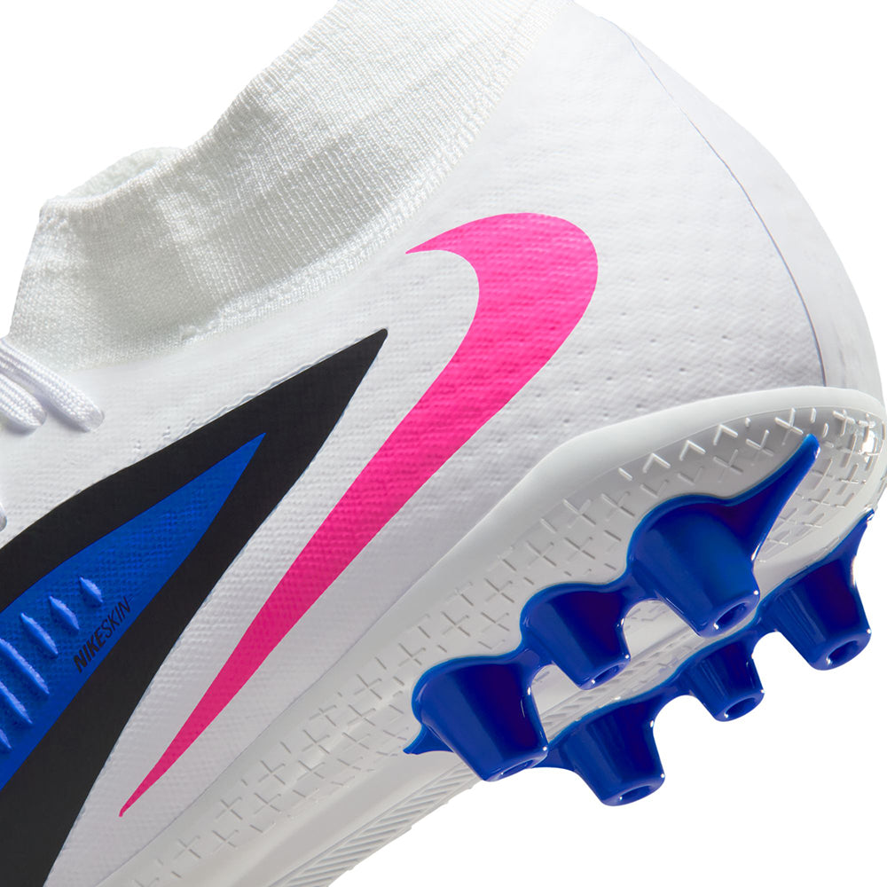 Nike Unisex Phantom 6 High academy Ag Soccer Cleats in Blue Color