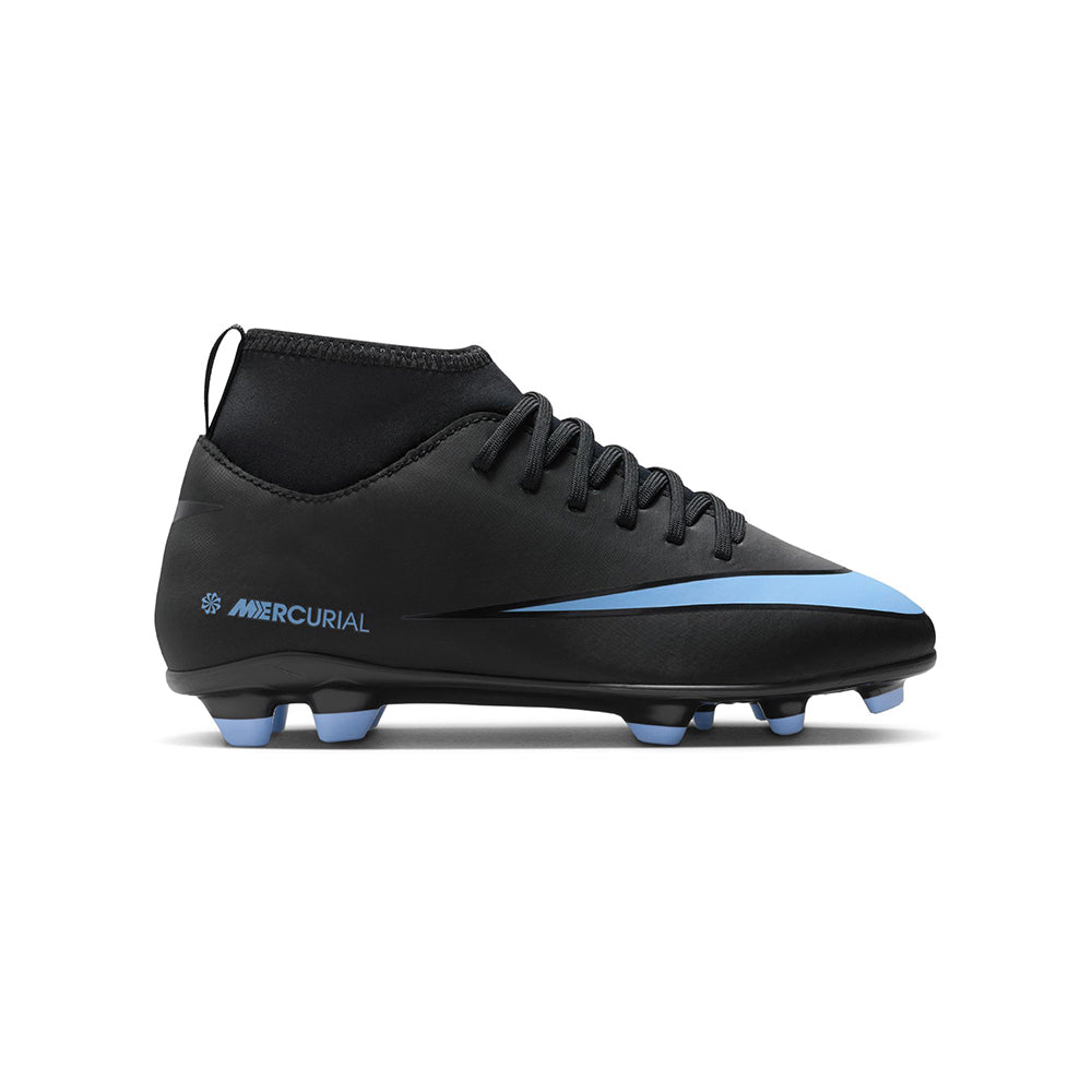 Nike Kids Superfly 10 Club FG/MG Soccer Cleats in Black Color