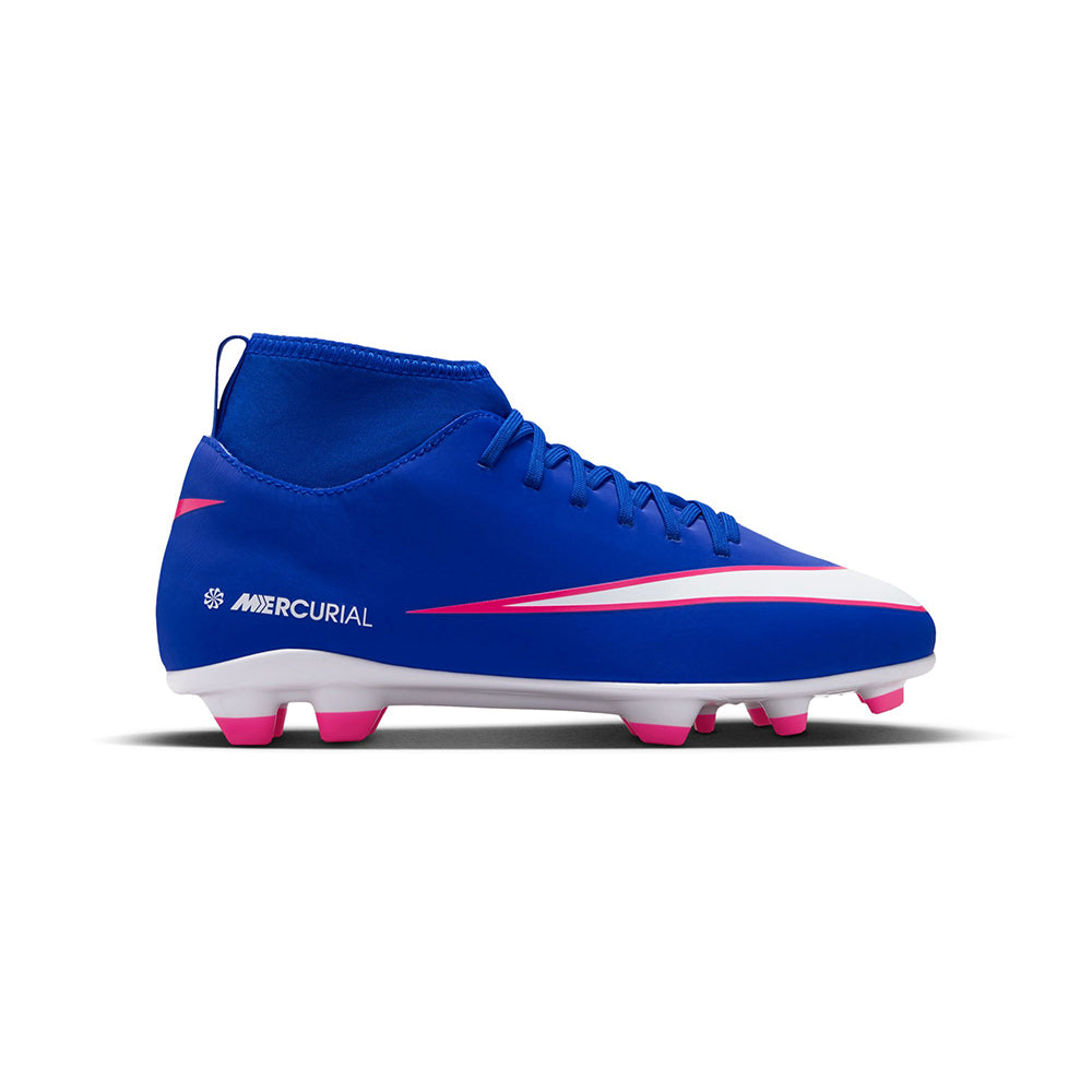 Nike Kids Superfly 10 Club FG/MG Soccer Cleats in Blue Color