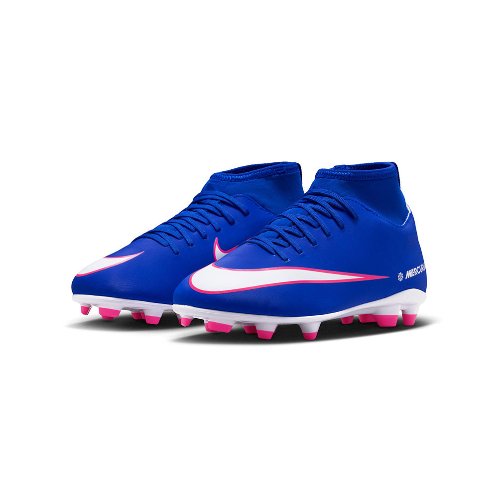 Nike Kids Superfly 10 Club FG/MG Soccer Cleats in Blue Color