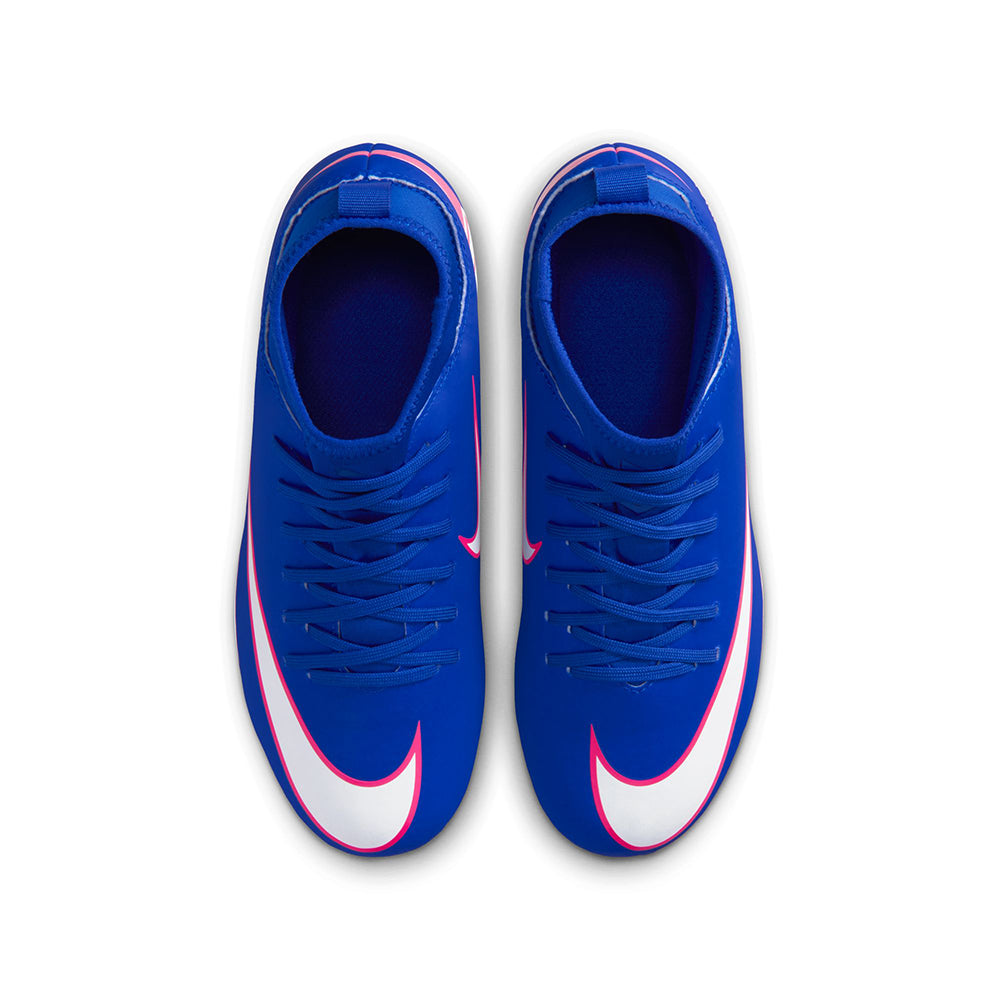 Nike Kids Superfly 10 Club FG/MG Soccer Cleats in Blue Color