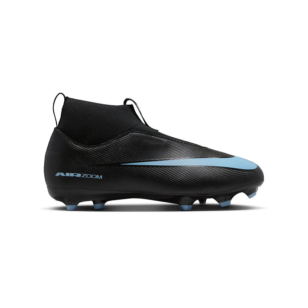 Nike Kids mercurial superfly 10 academy FG Soccer Cleats in Black Color