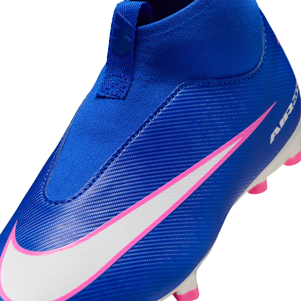 Nike Kids mercurial superfly 10 academy FG Soccer Cleats in Blue Color