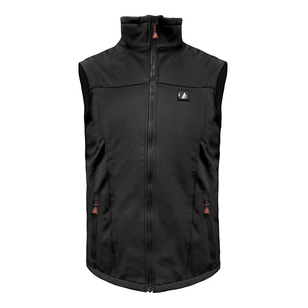 Actionheat Mens M/Softshell Vest Electric Apparel in Black Color