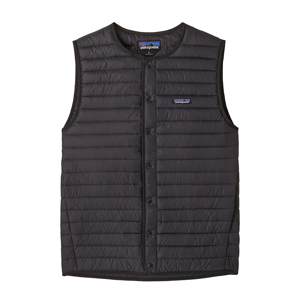 M'S LW DOWN SWEATER VEST | BLK-BLACK