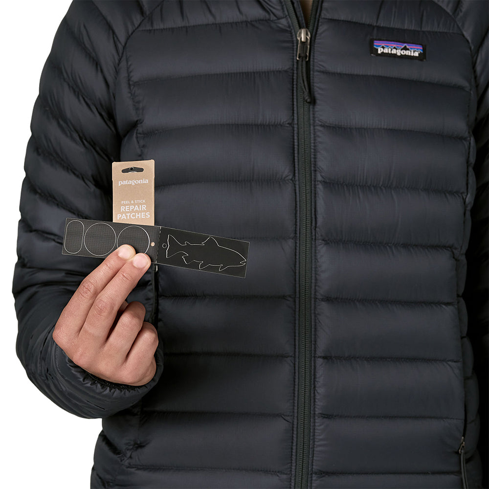 W DOWN HOODY | BLK-BLACK