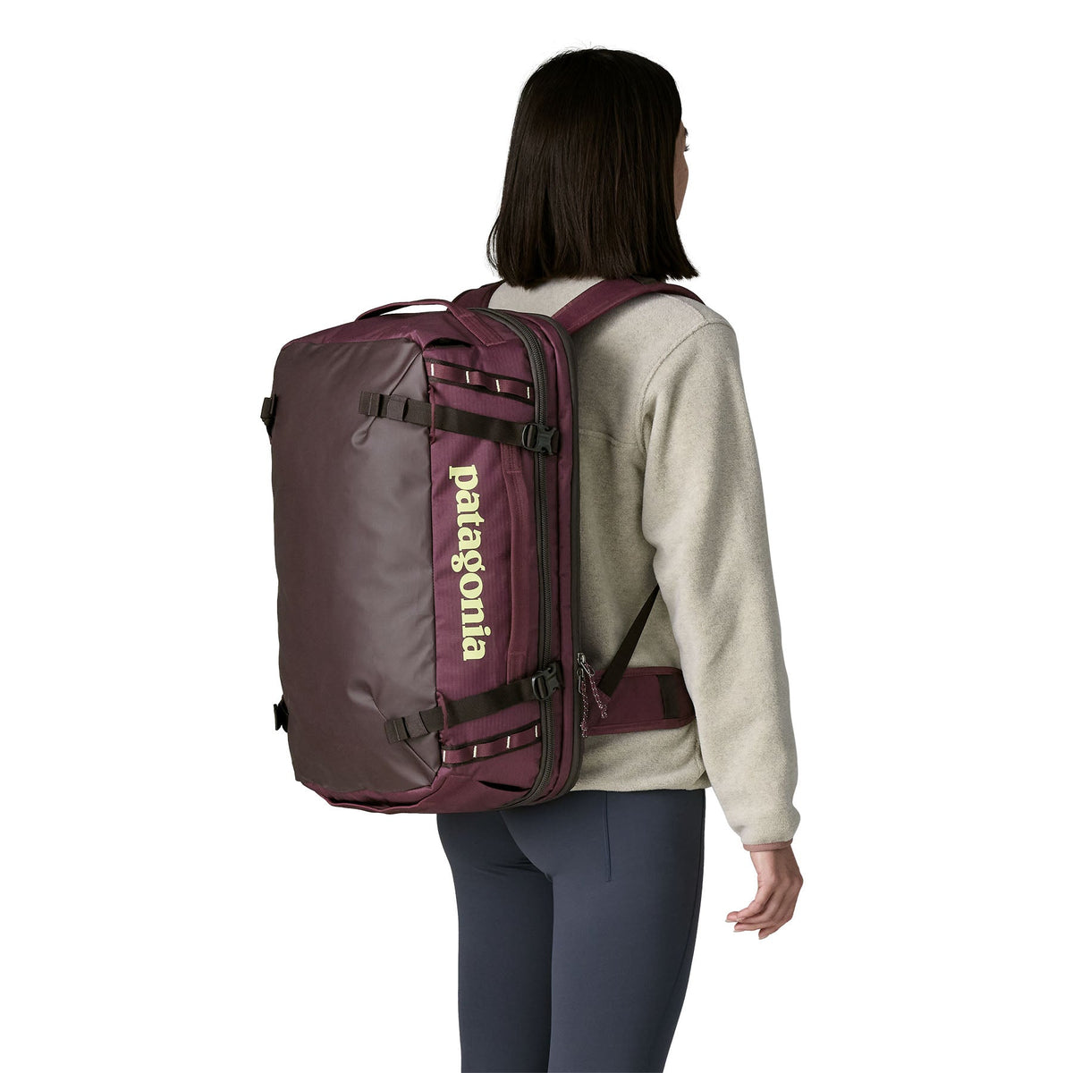 Patagonia Black hole MLC Bags in Purple Color