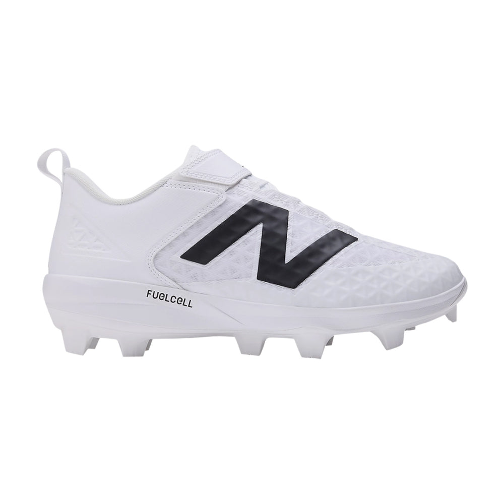 New Balance FuelCell 4040 V8 Molded Baseball Cleats in White Color