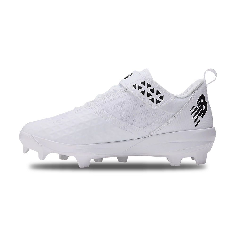 New Balance FuelCell 4040 V8 Molded Baseball Cleats in White Color