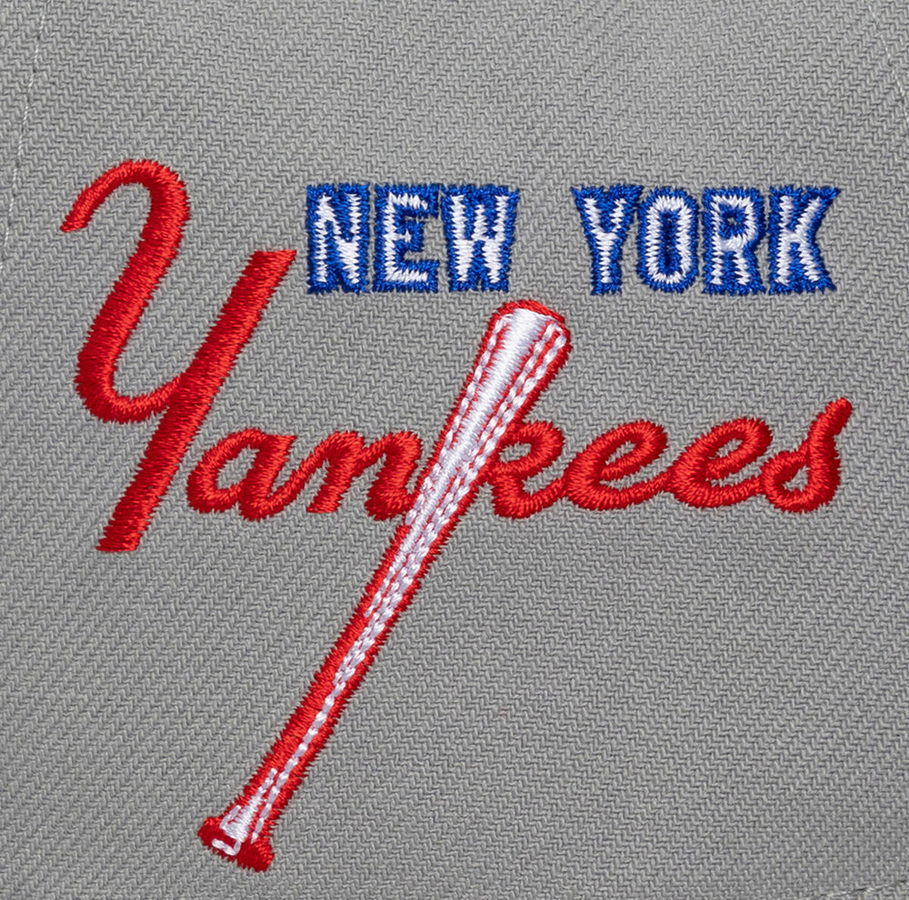 Mitchell And Ness new york yankees Lgndry away Pro Snpbck Fan Apparel in Grey Color