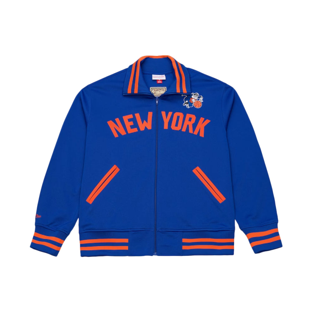 Mitchell And Ness Mens New York Knicks Plyoff Win Fz Jckt | ROYAL
