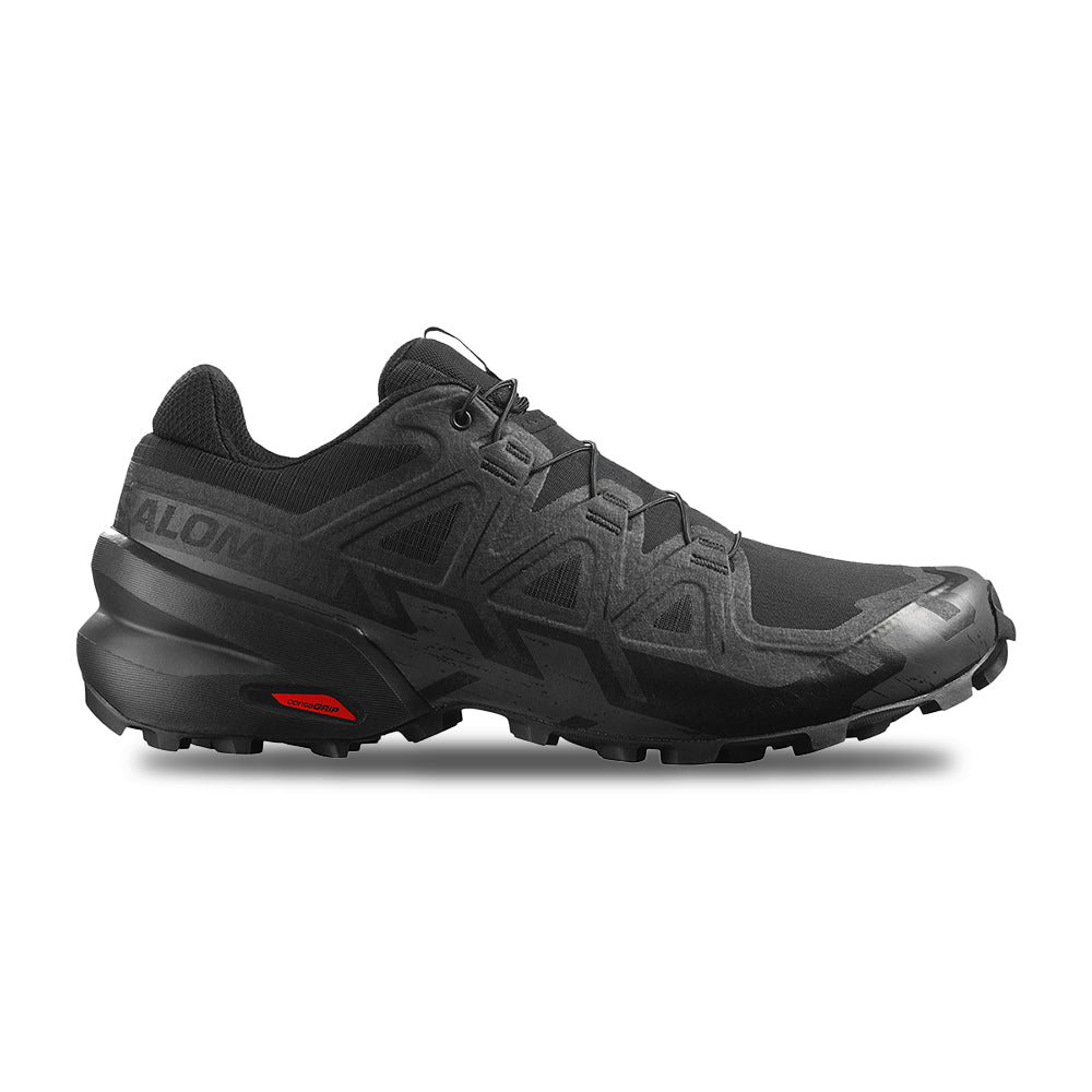 Salomon Speedcross 6 Wide Trail Running Shoes in Black Color