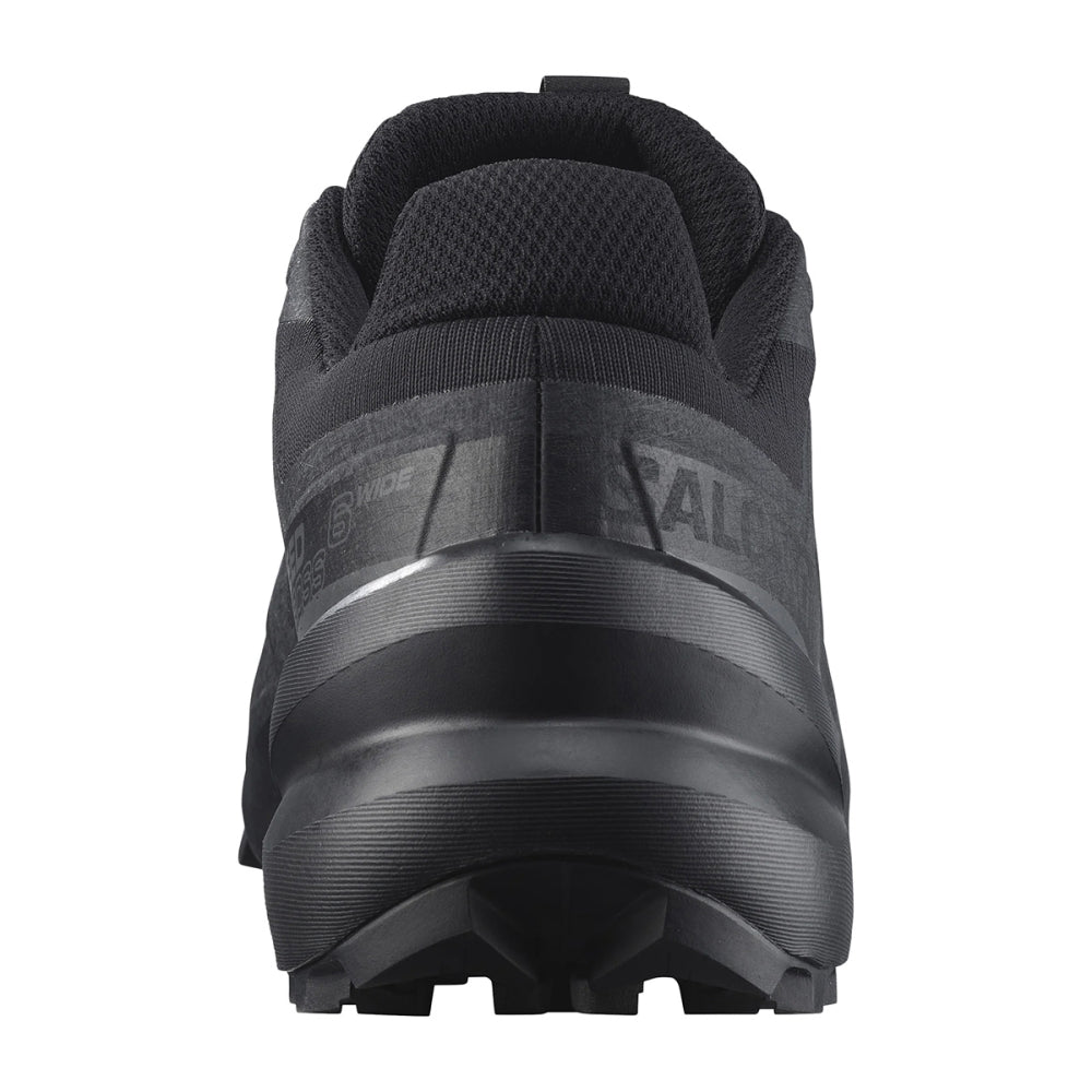 Salomon Speedcross 6 Wide Trail Running Shoes in Black Color