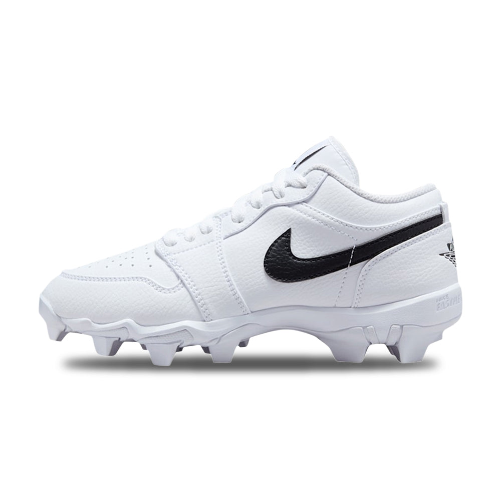Jordan Kids Jordan 1 Low Fb Cleat Football Cleats in White Color