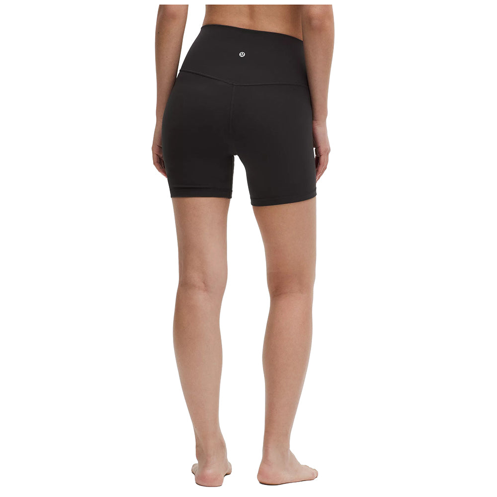 Lululemon Womens Align Hr Short 6In Shorts in Black Color