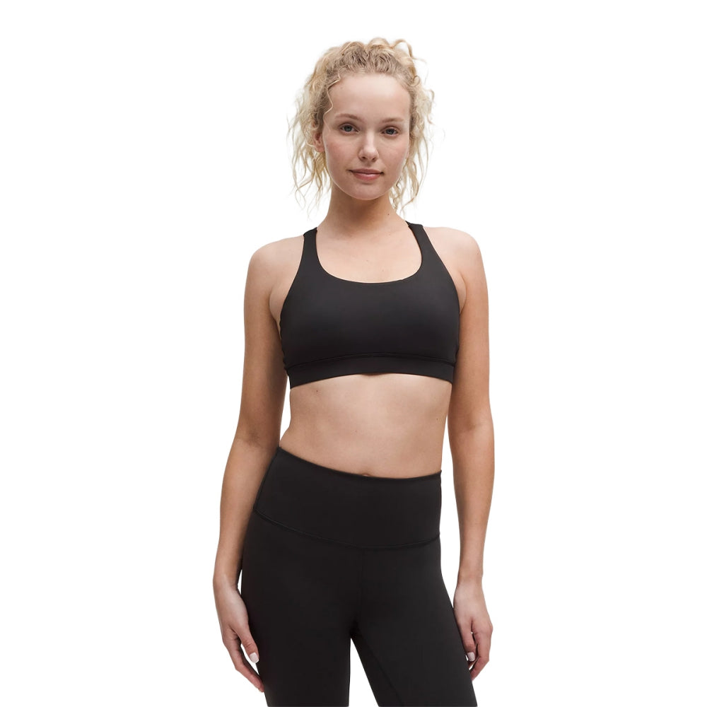 Lululemon Womens Energy Bra Ms B-D Cup Ev Sports Bras in Black Color