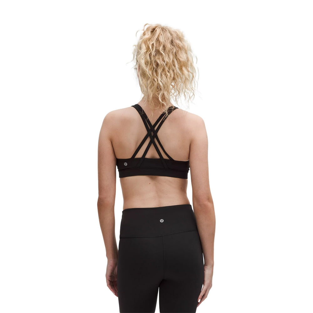 Lululemon Womens Energy Bra Ms B-D Cup Ev Sports Bras in Black Color