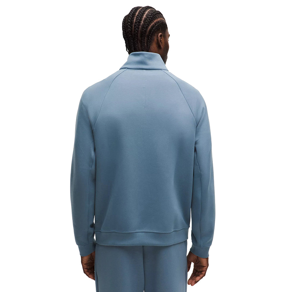 Lululemon Mens Smooth Spacer 1/4 Zip Pullover in Blue Color