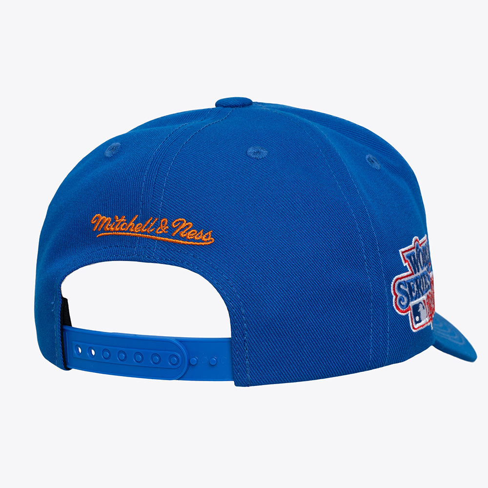 Mitchell And Ness Unisex new york mets Dbl Clutch Pro Snpbk Fan Apparel in Blue Color