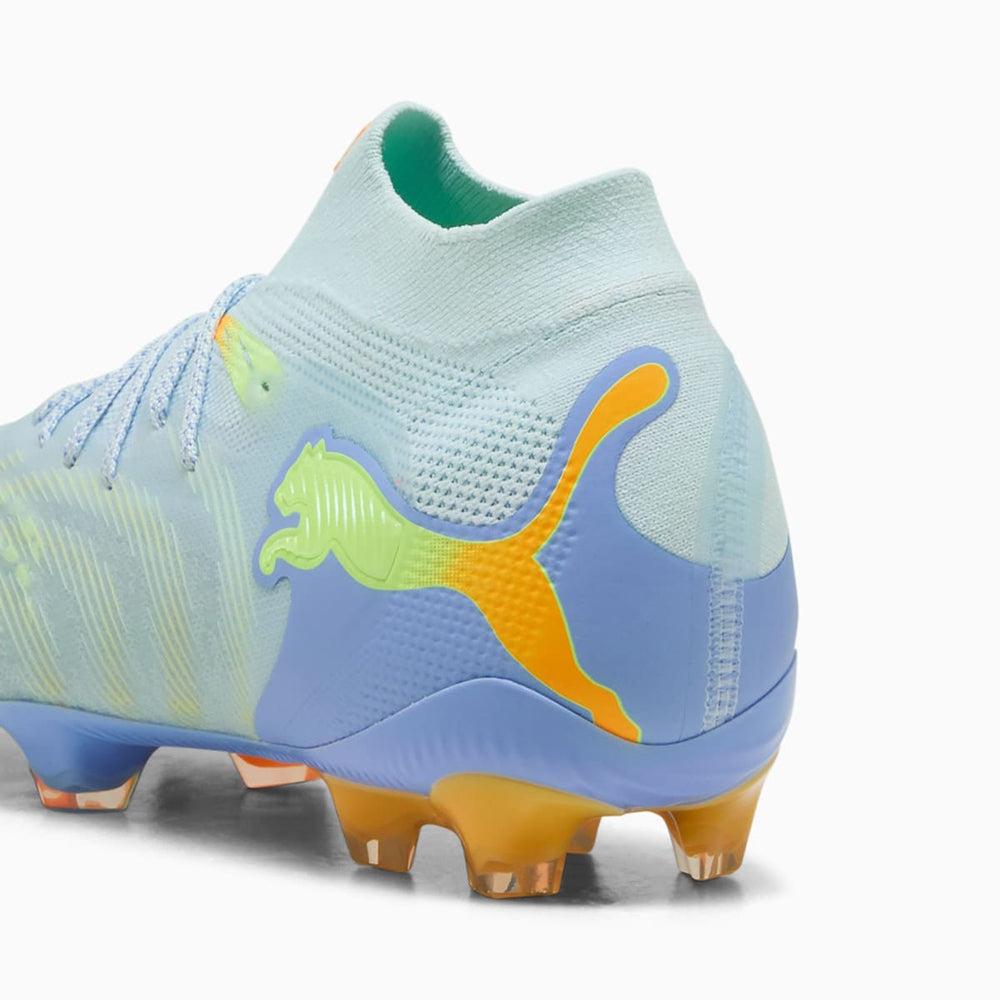 Puma Future 9 Mtch FG/AG Ltup Softball Cleats in Yellow Color