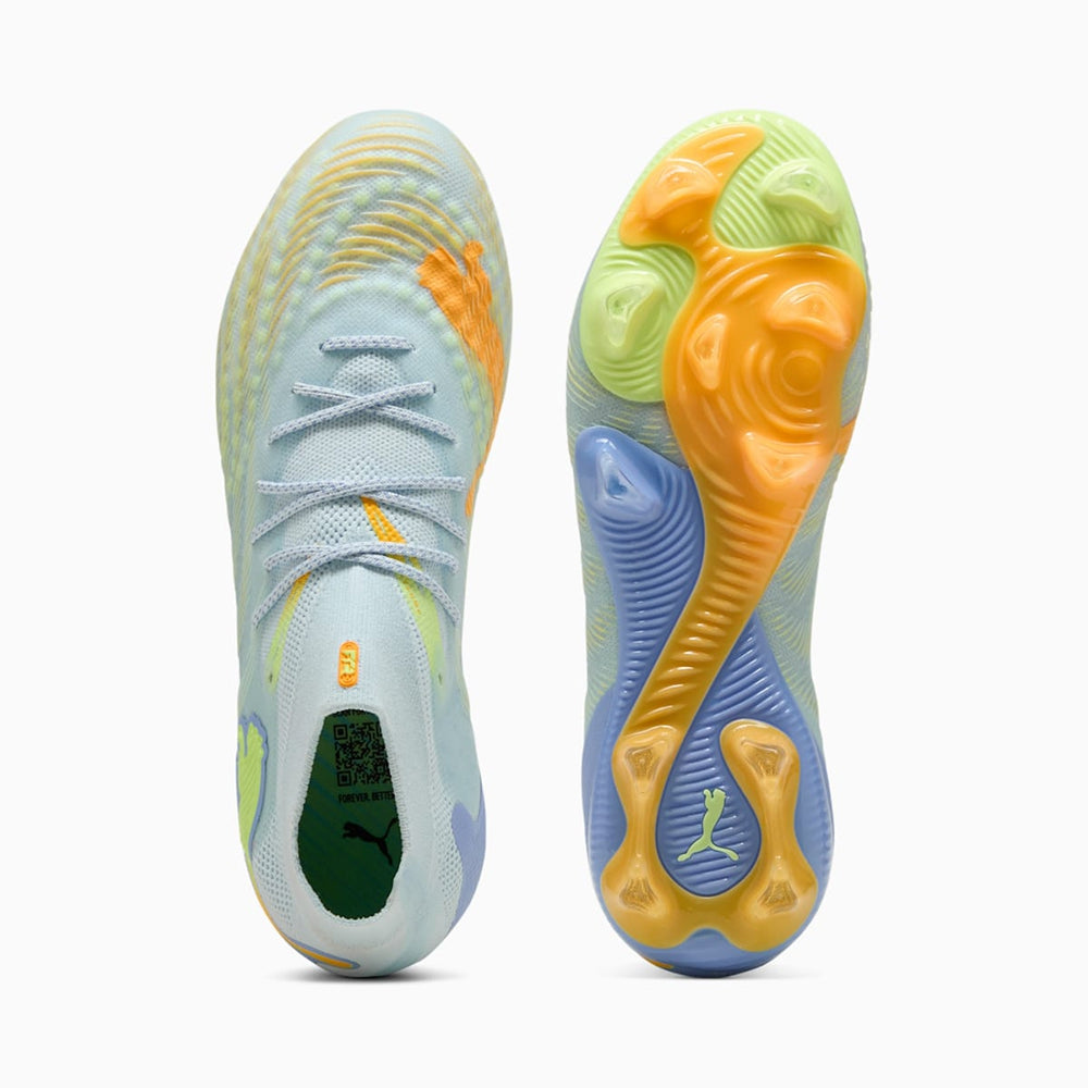 Puma Future 9 Mtch FG/AG Ltup Softball Cleats in Yellow Color
