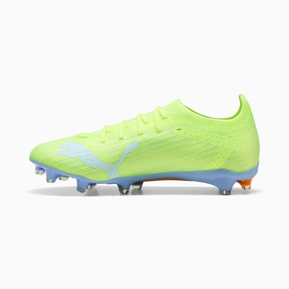Puma Ultra 9 Pro FG/AG Lt Up Softball Cleats in Yellow Color