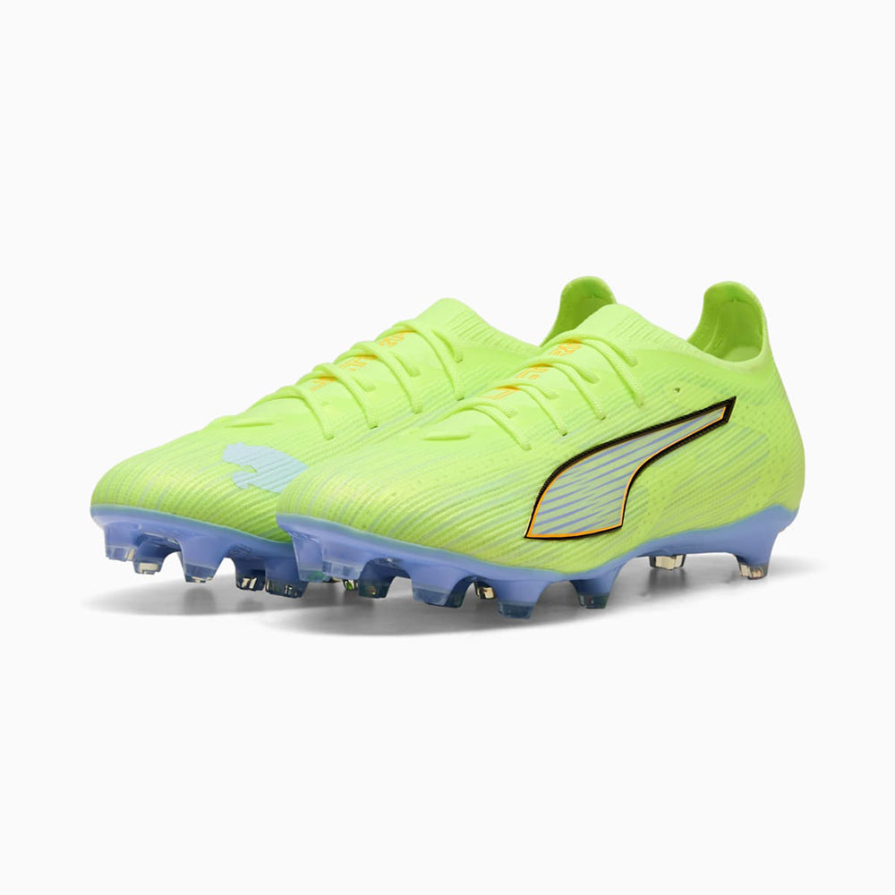 Puma Ultra 9 Pro FG/AG Lt Up Softball Cleats in Yellow Color