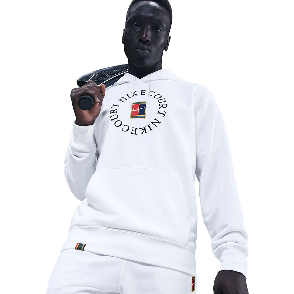 Nike M Terry Pullover Hoodie Pullover in White Color