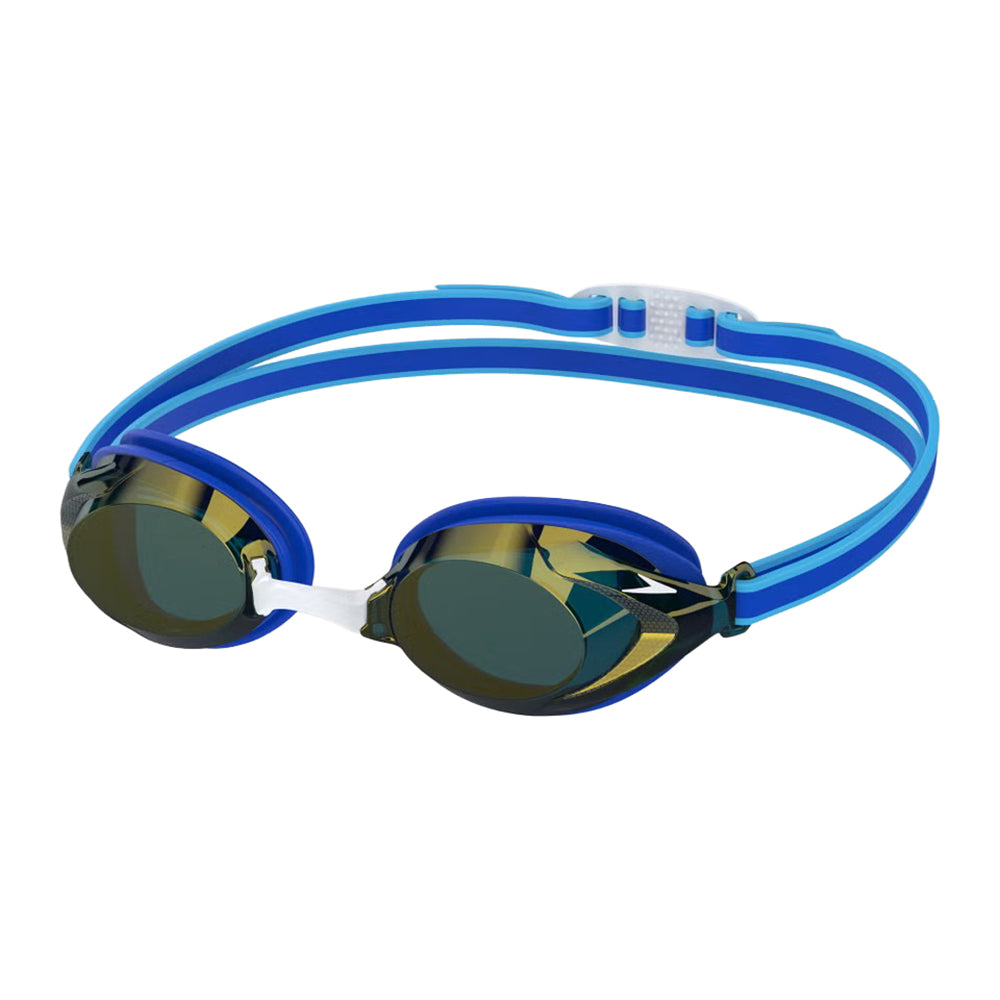 Speedo Kids Vanquisher 3.0 Mirr Swimming Goggles in Blue Color