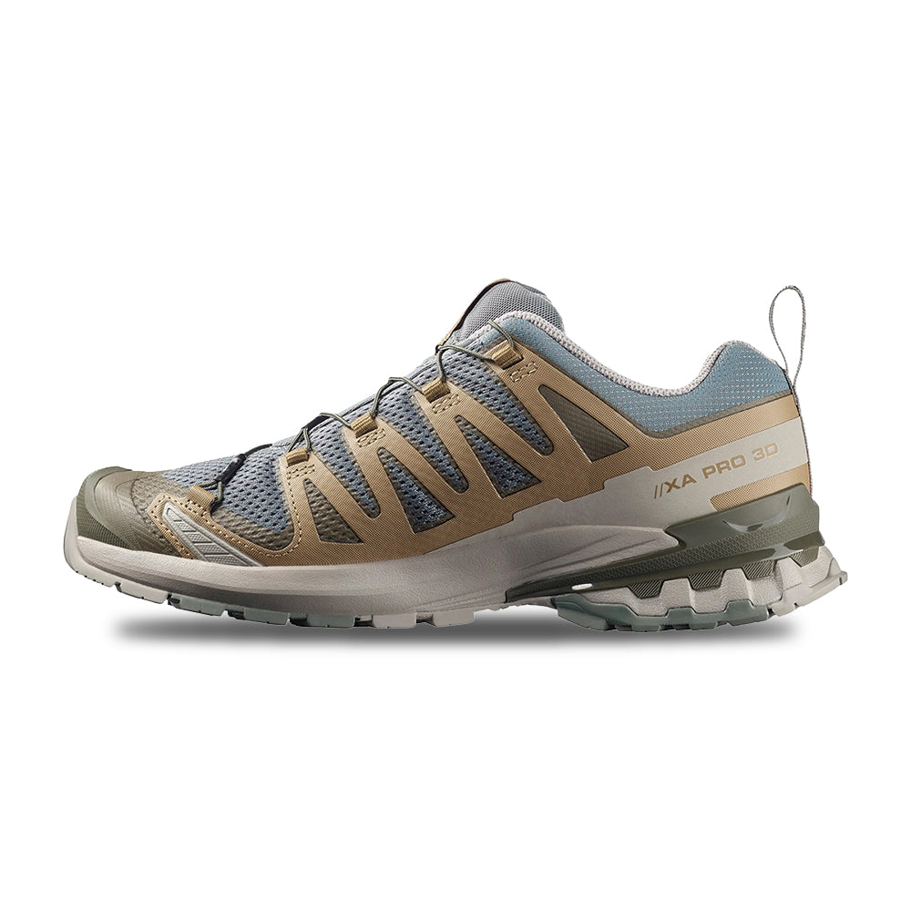 Salomon Xa Pro 3D V9 Trail Running Shoes in Grey Color