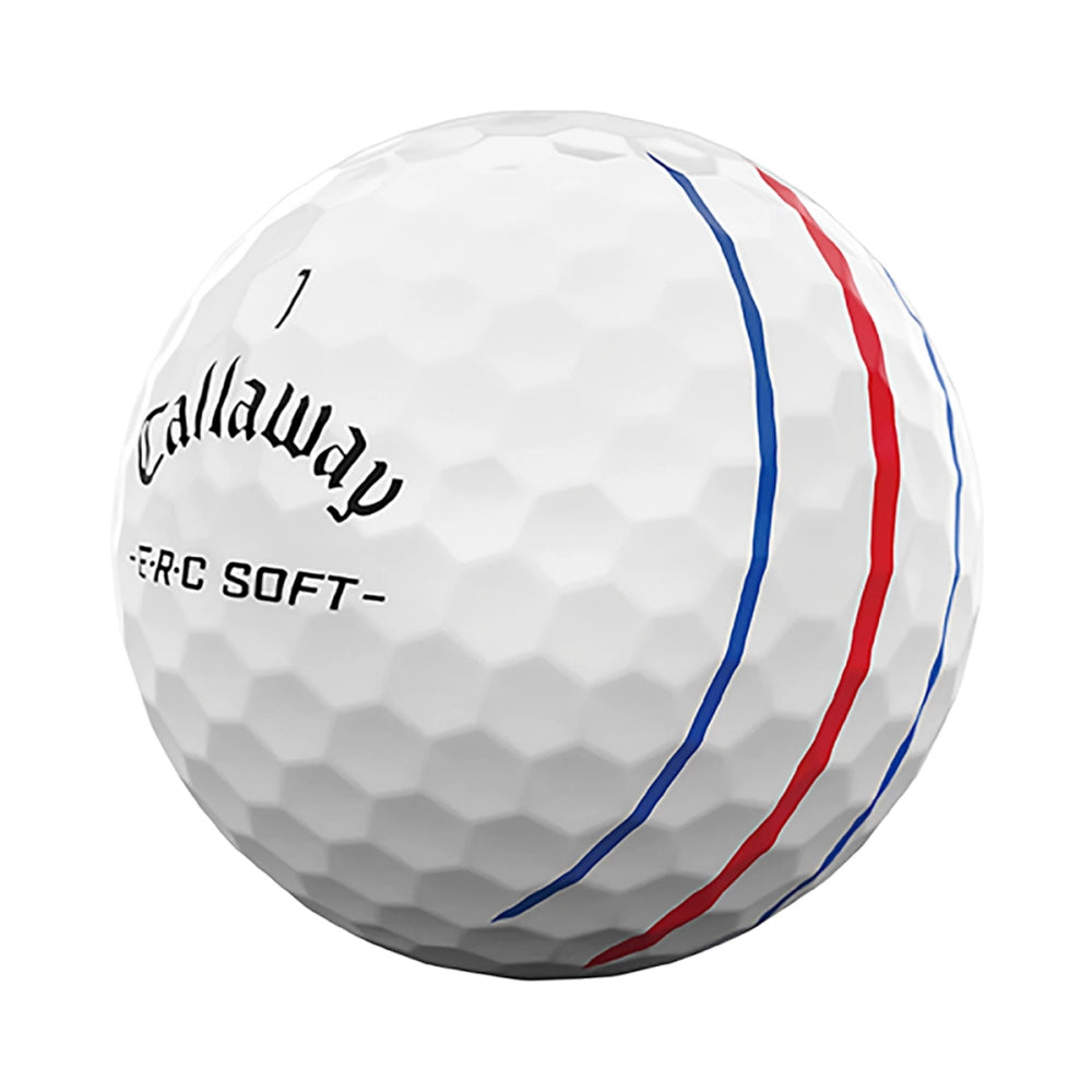 Callaway Golf Erc Soft 25 Trptrk Dz Golf Balls in White Color