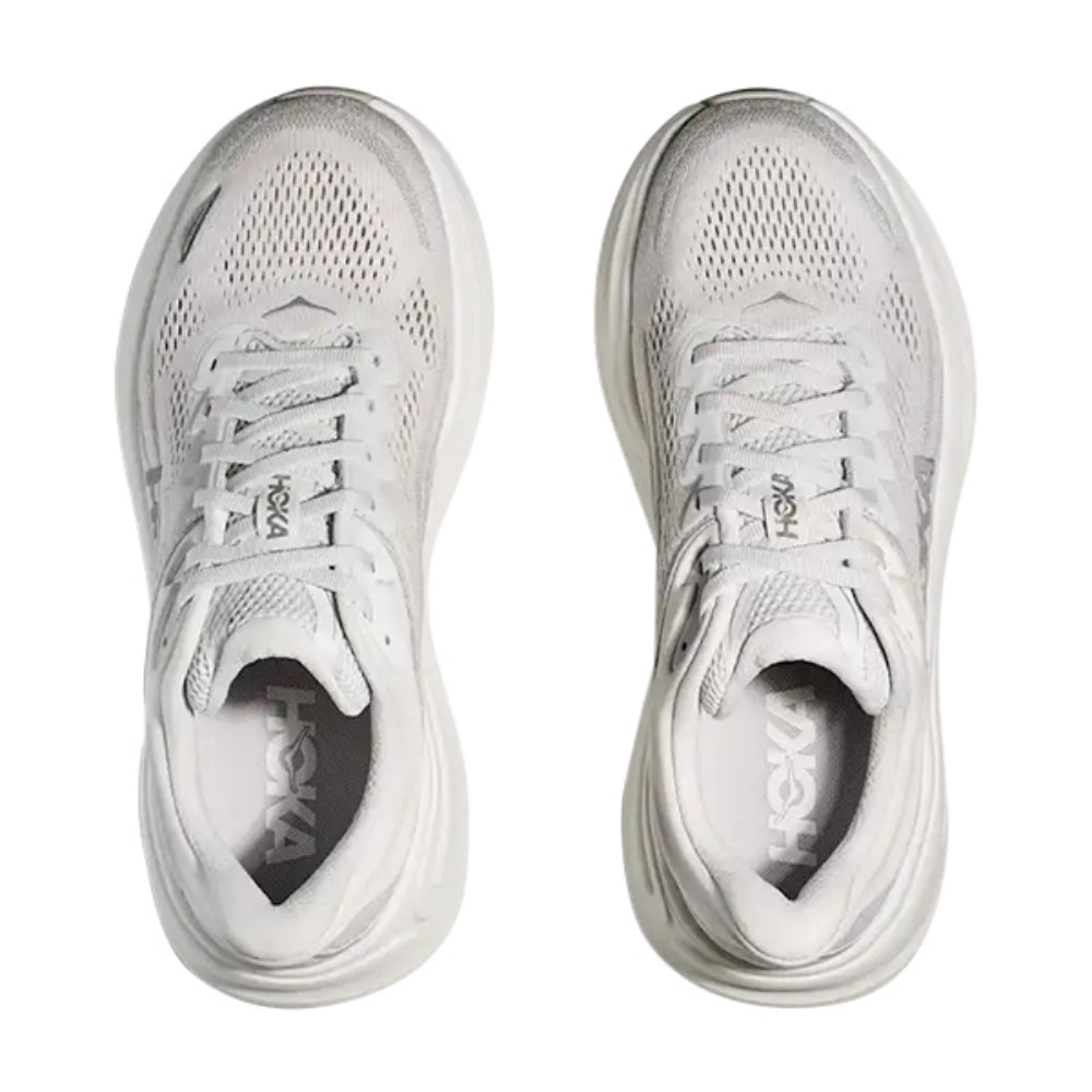 Hoka W Bondi 9 Running Shoes in White Color