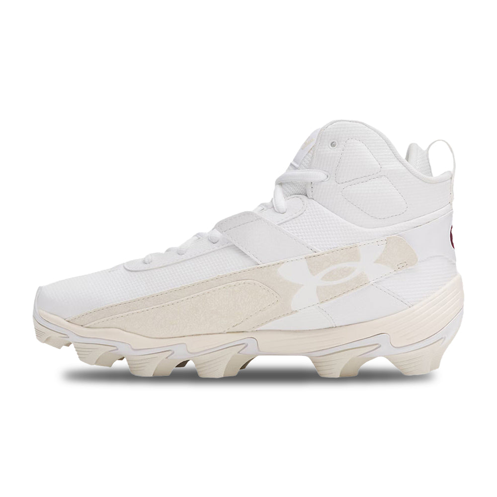 Under Armour Ua Harper 10 Rm Baseball Cleats in White Color