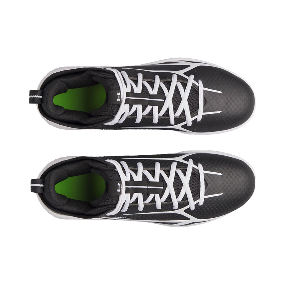 Under Armour Ua Spotlight Mid Baseball Cleats in Black Color